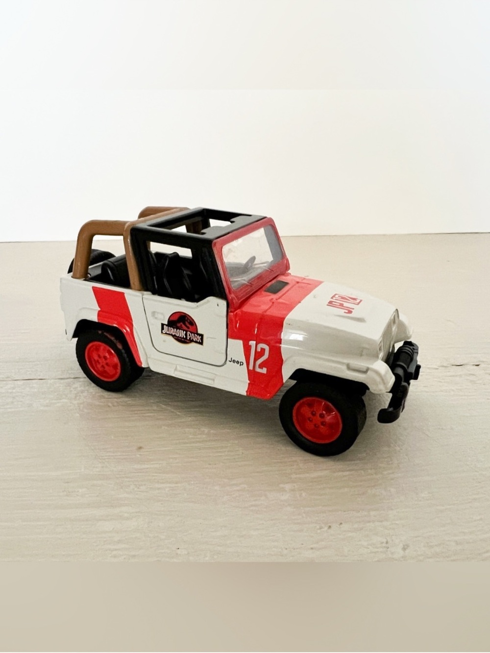 Jurassic Park Jeep Wrangler #12 2015 4” Diecast Universal JP Movie Vehicle